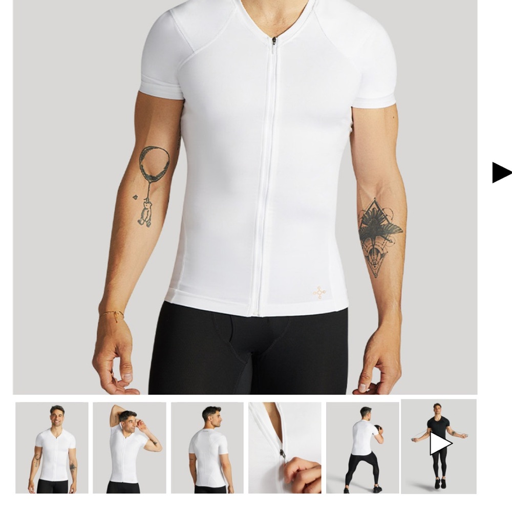Men’s Tommy Copper Full Back Support Shirt | Men's Short Sleeve